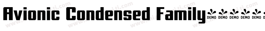 Avionic Condensed Family字体转换